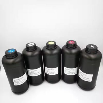 वाटरप्रूफ यूवी स्याही मजबूत आसंजन एलईडी यूवी इलाज स्याही 500ml 1000ml