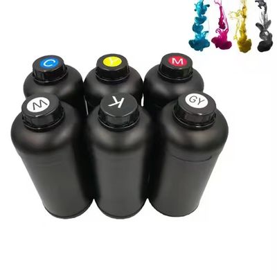 वाटरप्रूफ यूवी स्याही मजबूत आसंजन एलईडी यूवी इलाज स्याही 500ml 1000ml