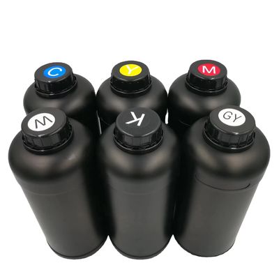 वाटरप्रूफ यूवी स्याही मजबूत आसंजन एलईडी यूवी इलाज स्याही 500ml 1000ml