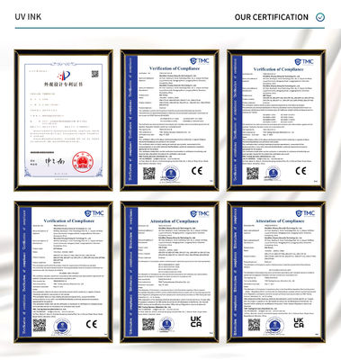 1000 मिलीलीटर यूवी डिजिटल स्याही DX5 DX7 XP600 TX800 प्रिंटर के लिए अपारदर्शी CMYKW V